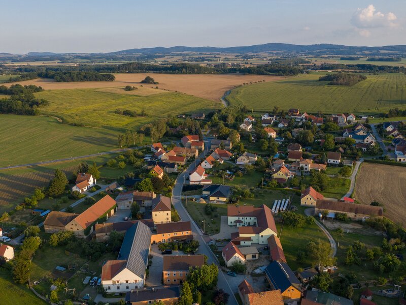 Luftaufnahme Ferienhof 