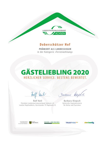 Gästeliebling Doberschützer Hof 2020 